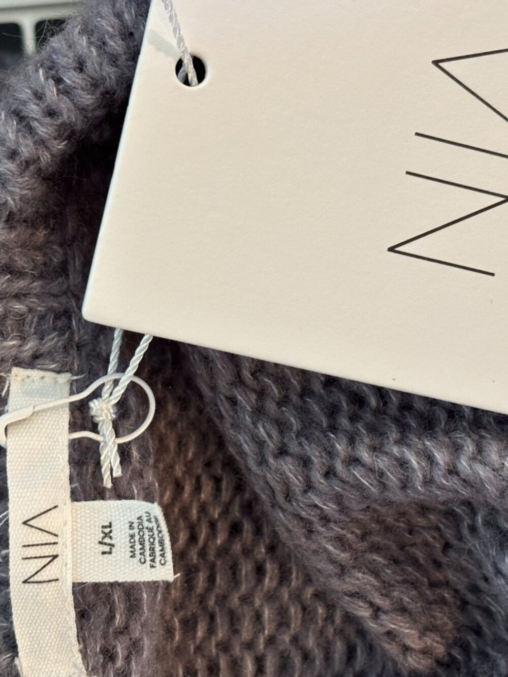NIA "Ariana" Button-Front Cardigan — NWT — L/XL - Picture 5 of 7